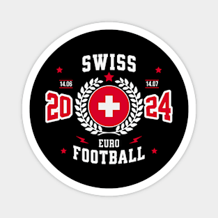 Swiss 2024 Football Fan Magnet